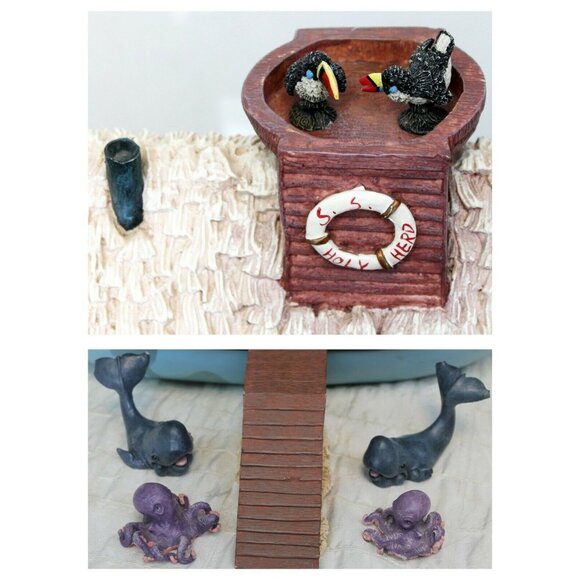 Holy Heard Pete Apsit Noah's Ark Figurine Set Home Decor 27 Animal Figures - Picture 5 of 12